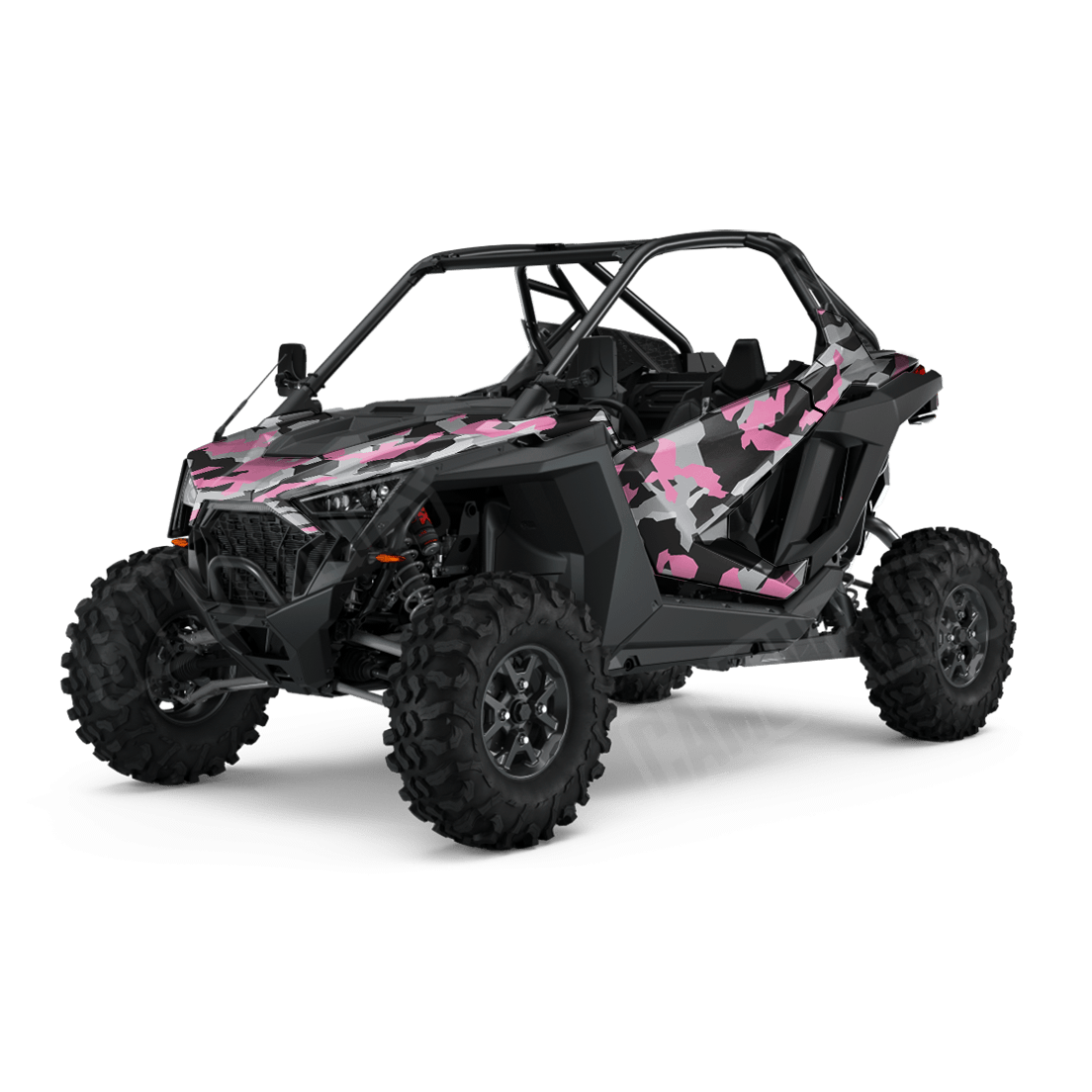 Erratic Pink Tiger Side by Side UTV Camo Vinyl Wrap