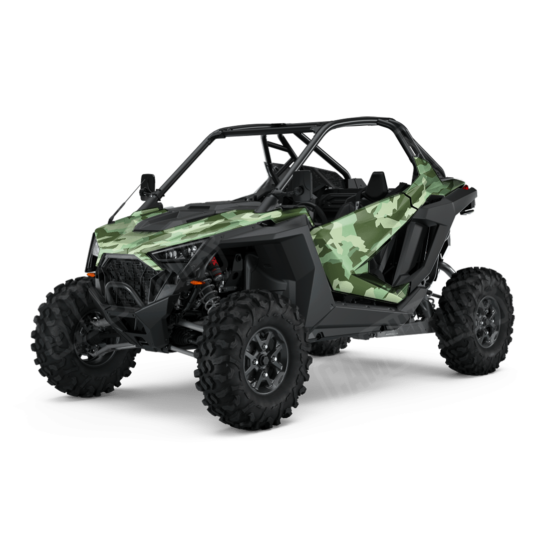 Erratic Pistachio Side by Side UTV Camo Vinyl Wrap