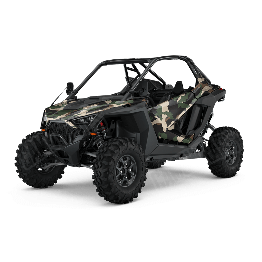 Erratic Woodland Side by Side UTV Camo Vinyl Wrap