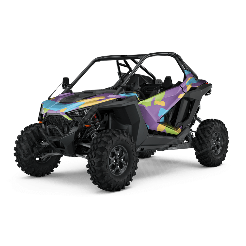 Jumbo Classic Carnival Side by Side UTV Camo Vinyl Wrap