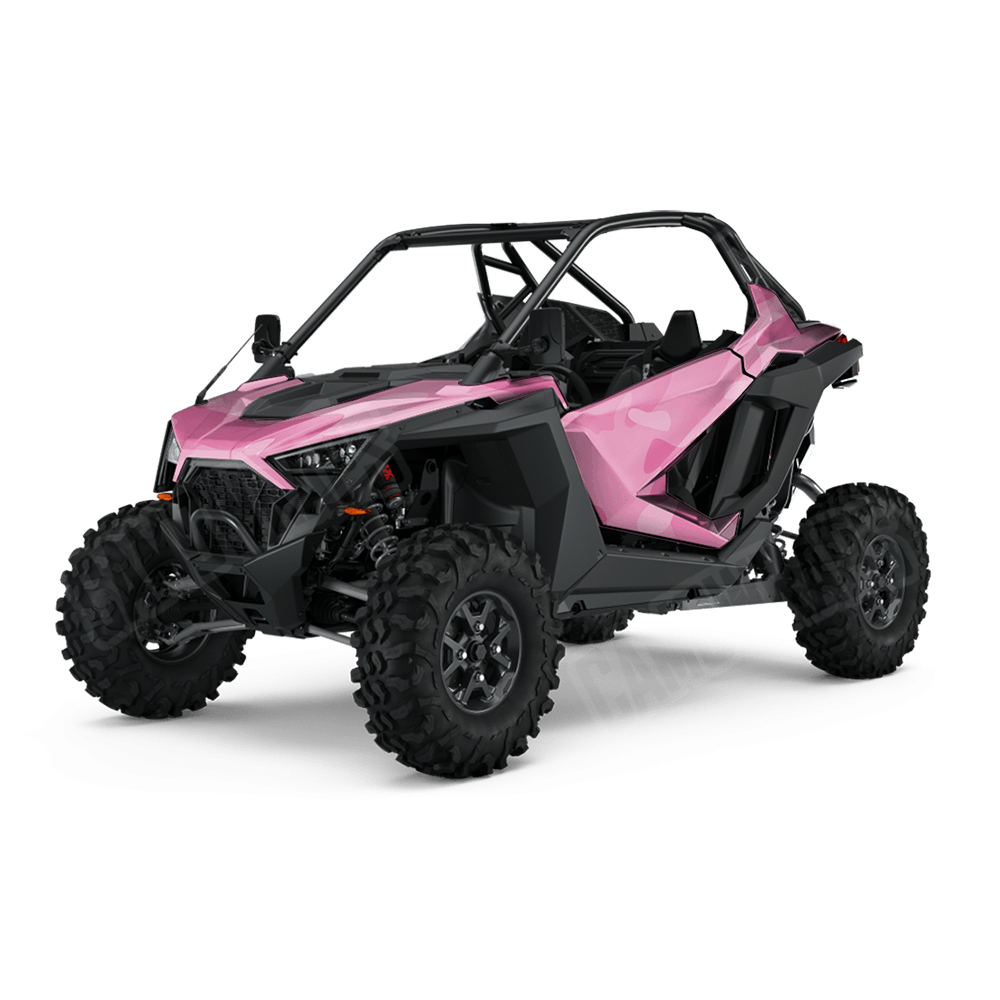 Jumbo Classic Elite Pink Side by Side UTV Camo Vinyl Wrap