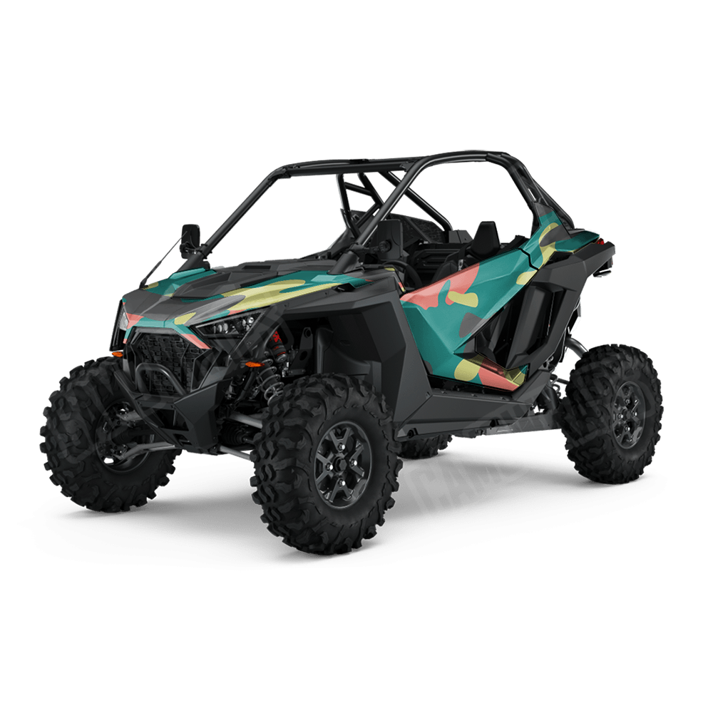 Jumbo Classic Fiesta Side by Side UTV Camo Vinyl Wrap