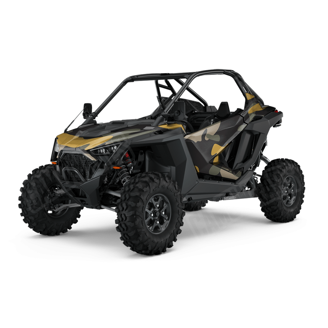 Jumbo Classic Militant Yellow Side by Side UTV Camo Vinyl Wrap