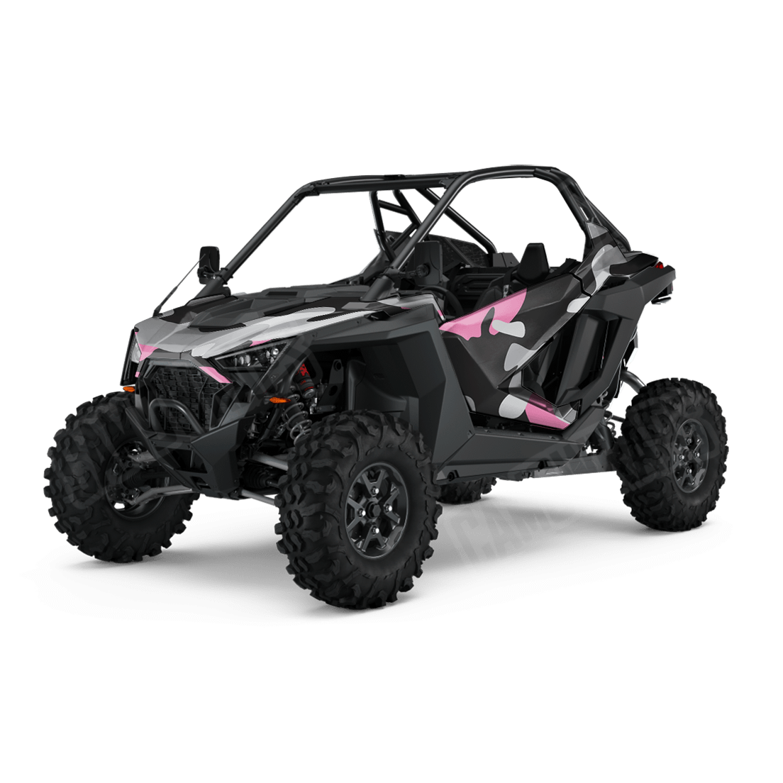 Jumbo Classic Pink Tiger Side by Side UTV Camo Vinyl Wrap