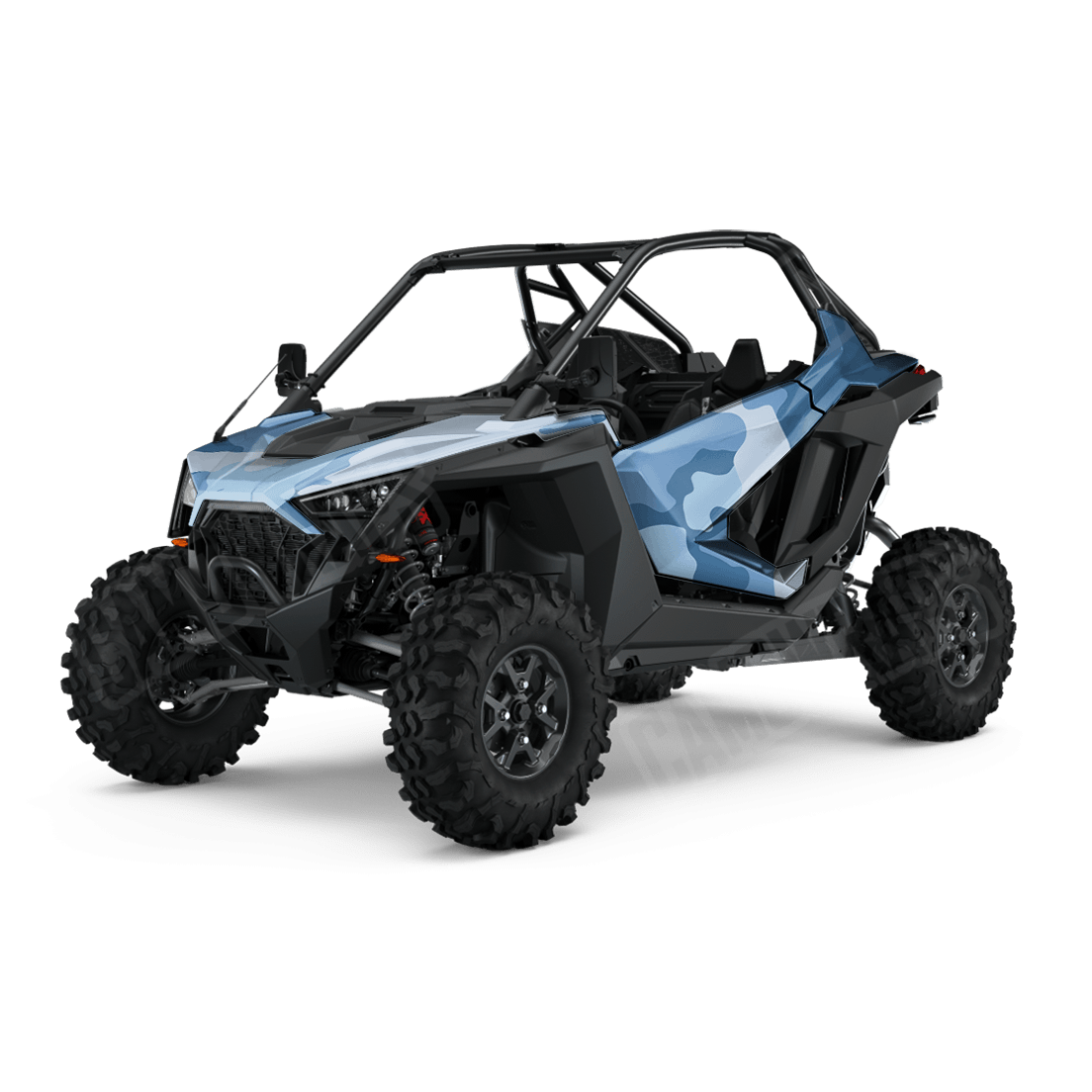 Jumbo Cumulus Cool Blue Side by Side UTV Camo Vinyl Wrap