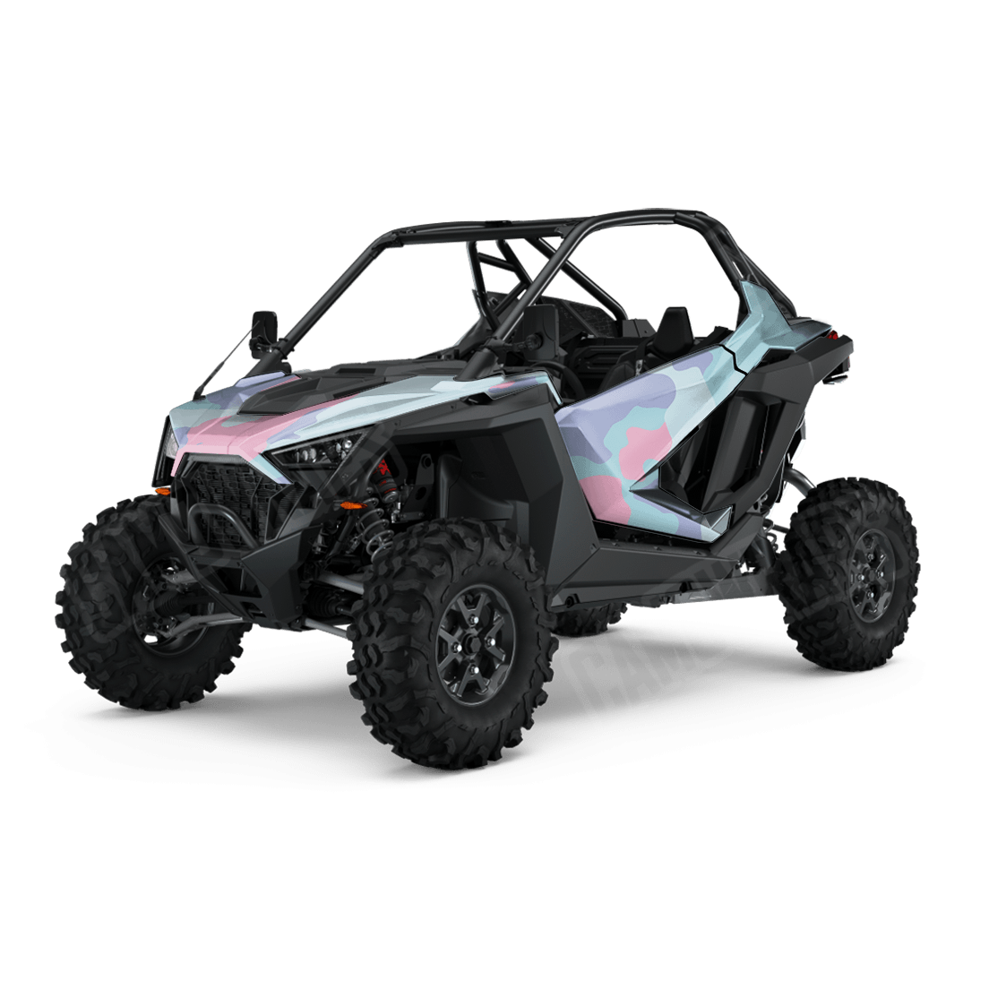 Jumbo Cumulus Cotton Candy Side by Side UTV Camo Vinyl Wrap