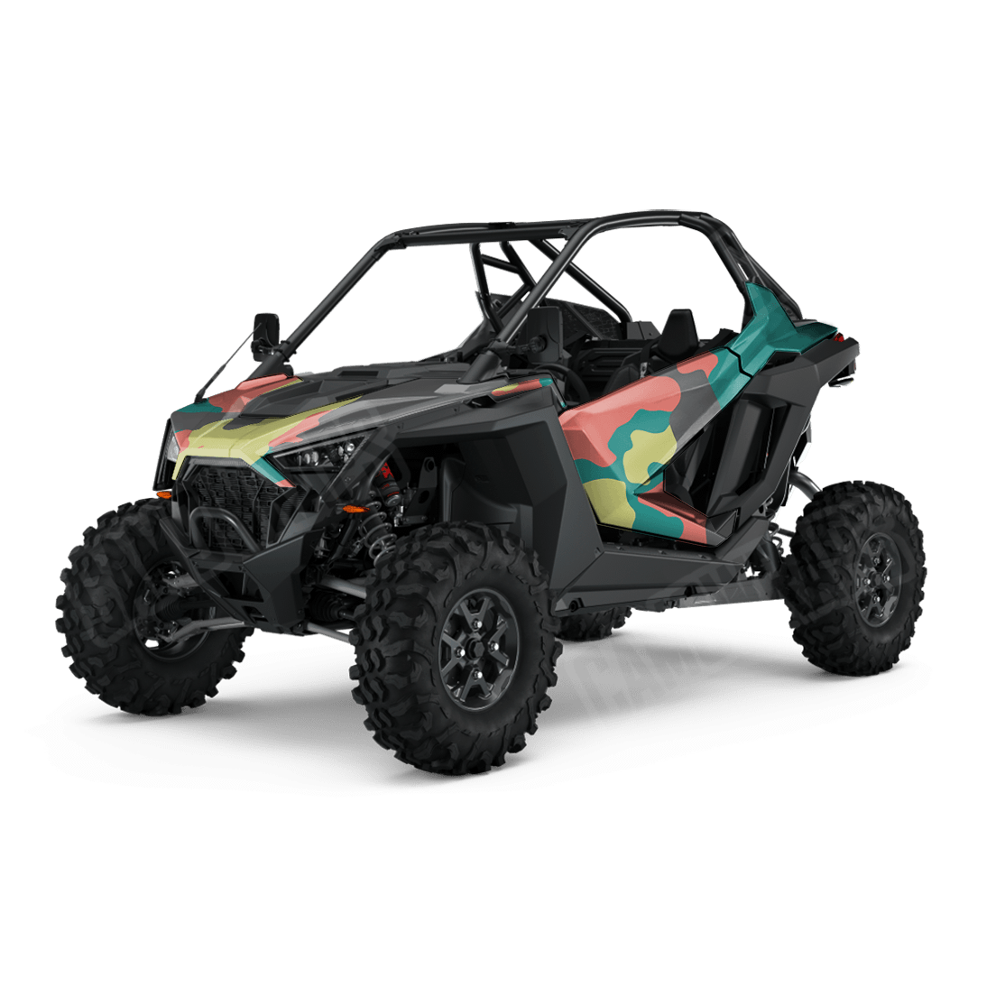 Jumbo Cumulus Fiesta Side by Side UTV Camo Vinyl Wrap
