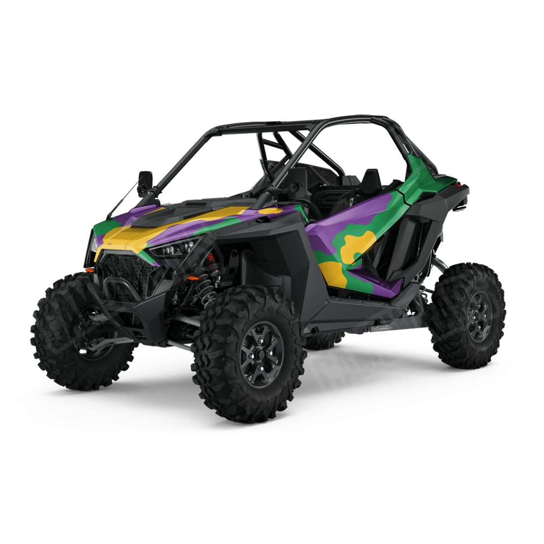 Jumbo Cumulus Mardi Gras Side by Side UTV Camo Vinyl Wrap