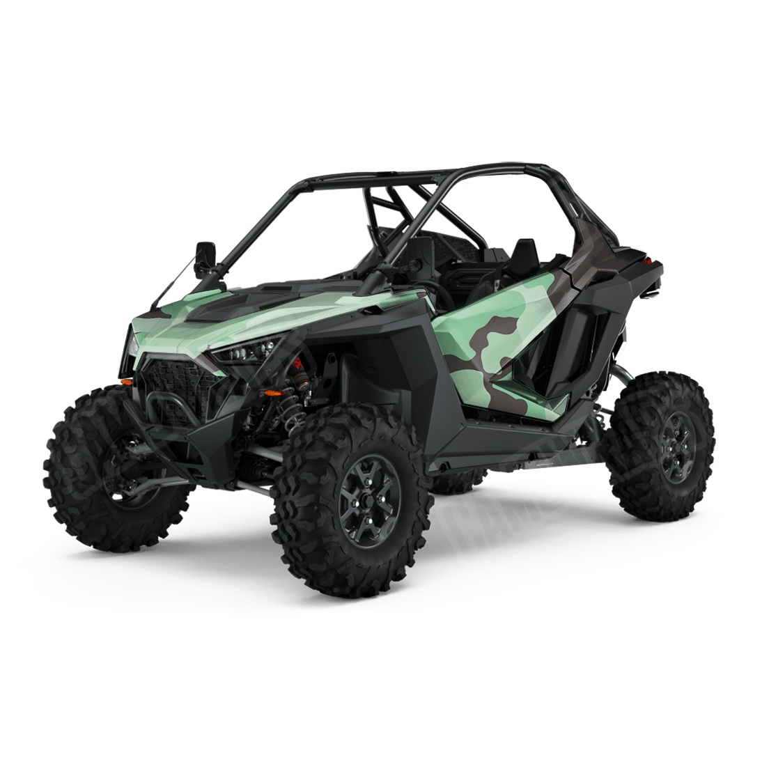 Jumbo Cumulus Mint Chocolate Chip Side by Side UTV Camo Vinyl Wrap