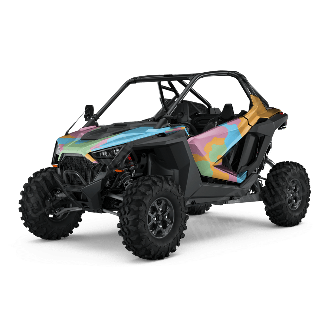 Jumbo Cumulus Sherbert Side by Side UTV Camo Vinyl Wrap