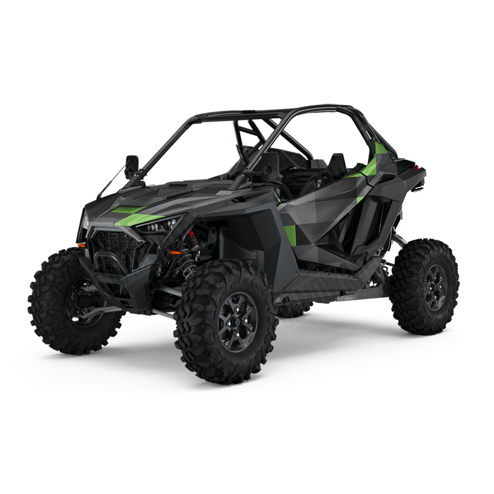Pixel Metro Green UTV Wraps