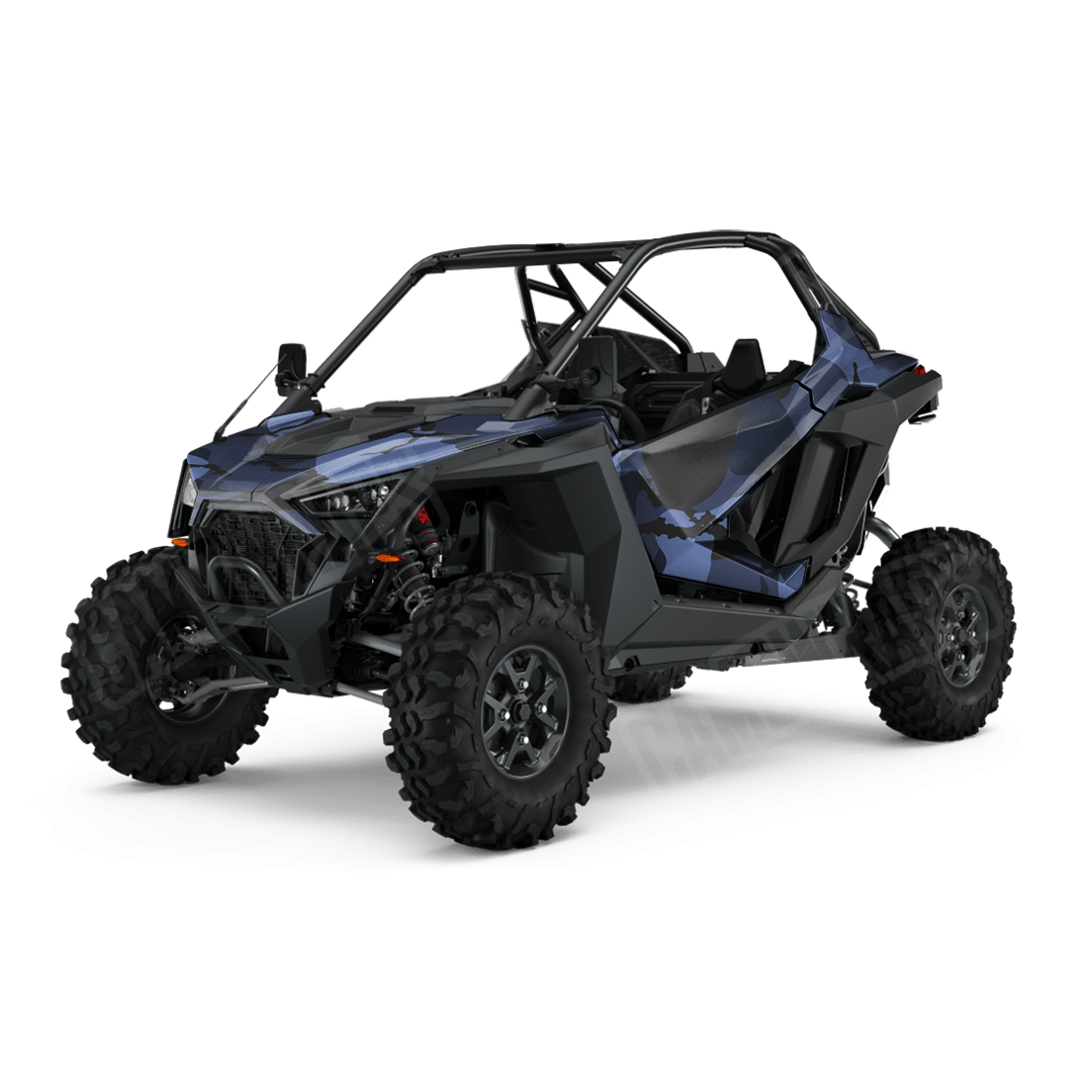 Jumbo Ragged Blue Midnight Side by Side UTV Camo Vinyl Wrap