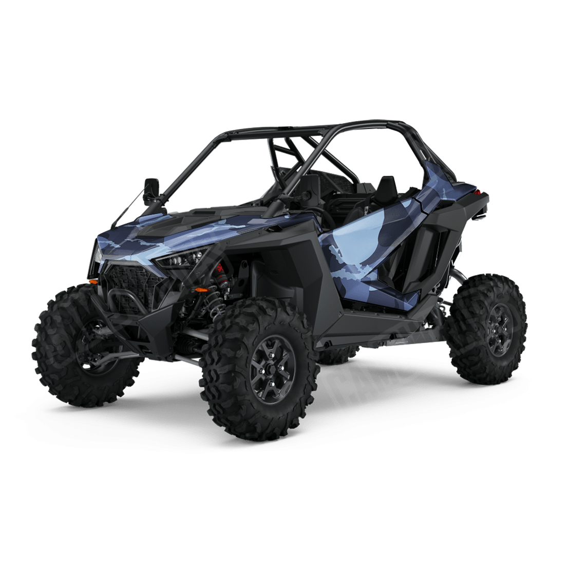 Jumbo Ragged Blue Urban Night Side by Side UTV Camo Vinyl Wrap