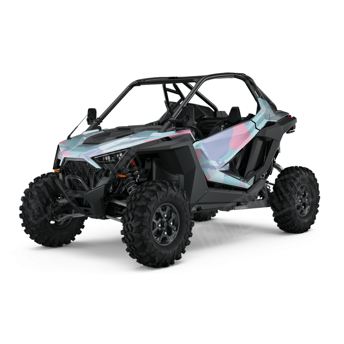 Jumbo Ragged Cotton Candy Side by Side UTV Camo Vinyl Wrap