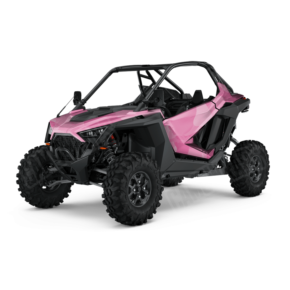Jumbo Ragged Elite Pink Side by Side UTV Camo Vinyl Wrap
