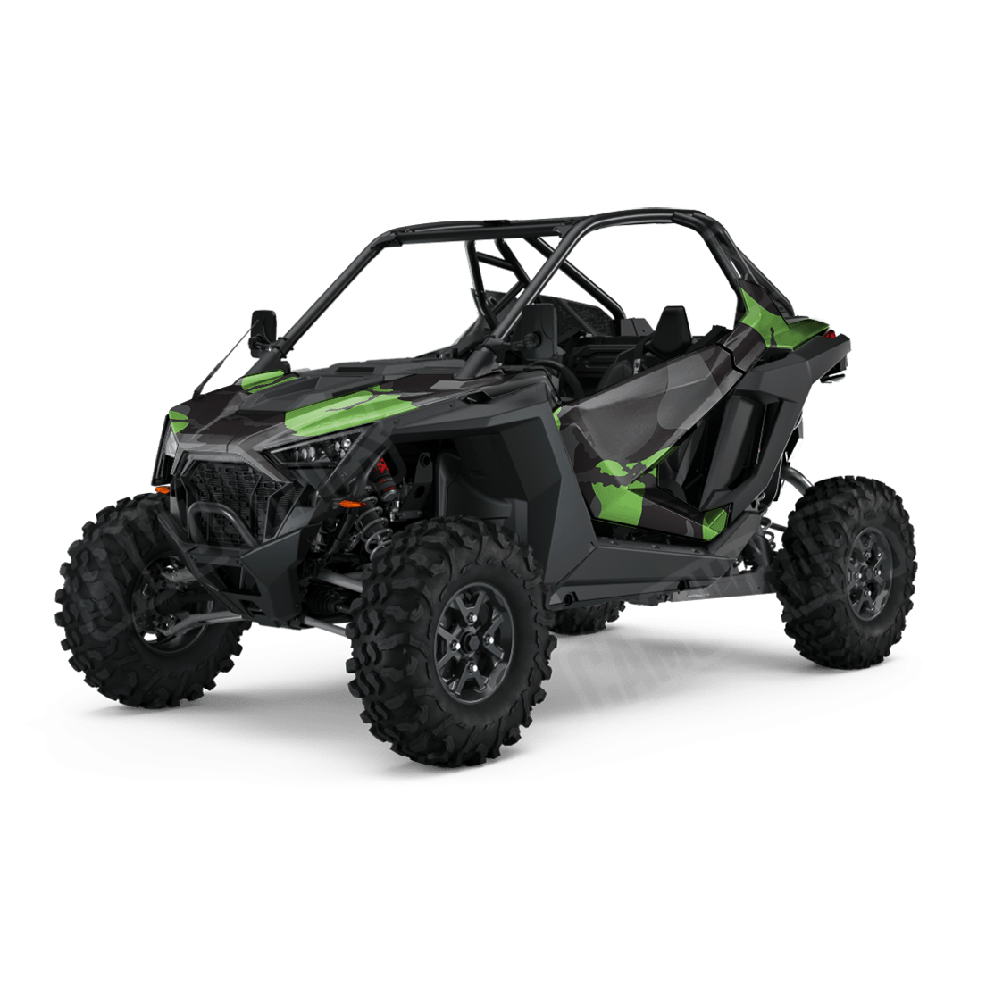 Jumbo Ragged Metro Green Side by Side UTV Camo Vinyl Wrap