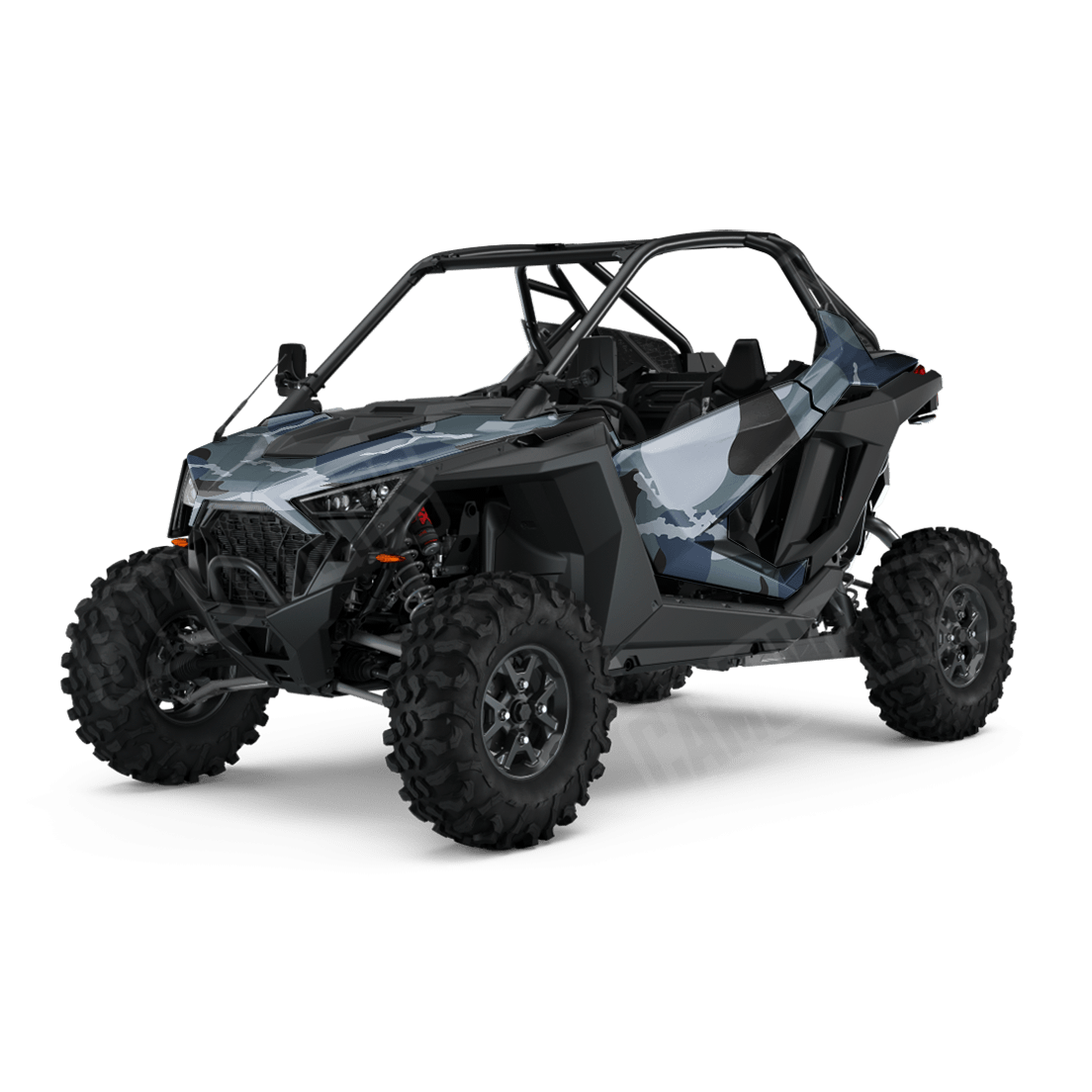 Jumbo Ragged Navy Side by Side UTV Camo Vinyl Wrap