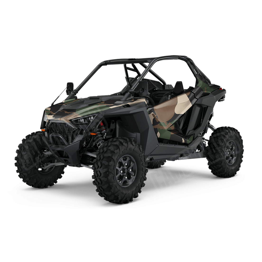 Jumbo Ragged Woodland Side by Side UTV Camo Vinyl Wrap