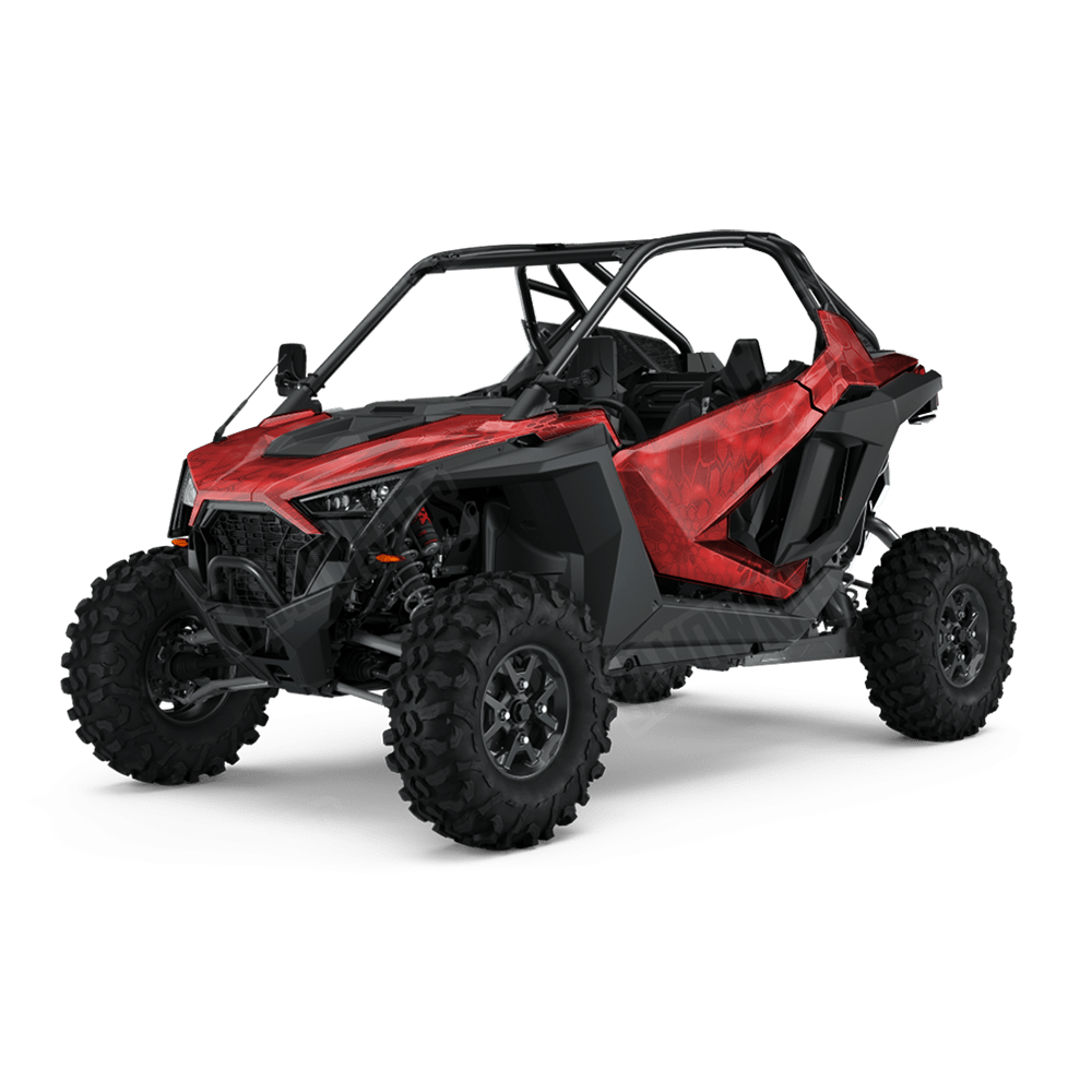 Kryptek Red Camo Side by Side UTV Vinyl Wrap