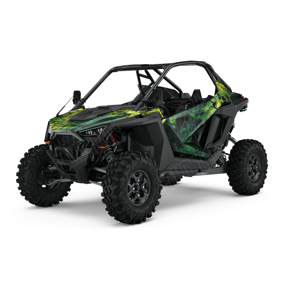 Kryptek Toxic Waste Camo Side by Side UTV Vinyl Wrap