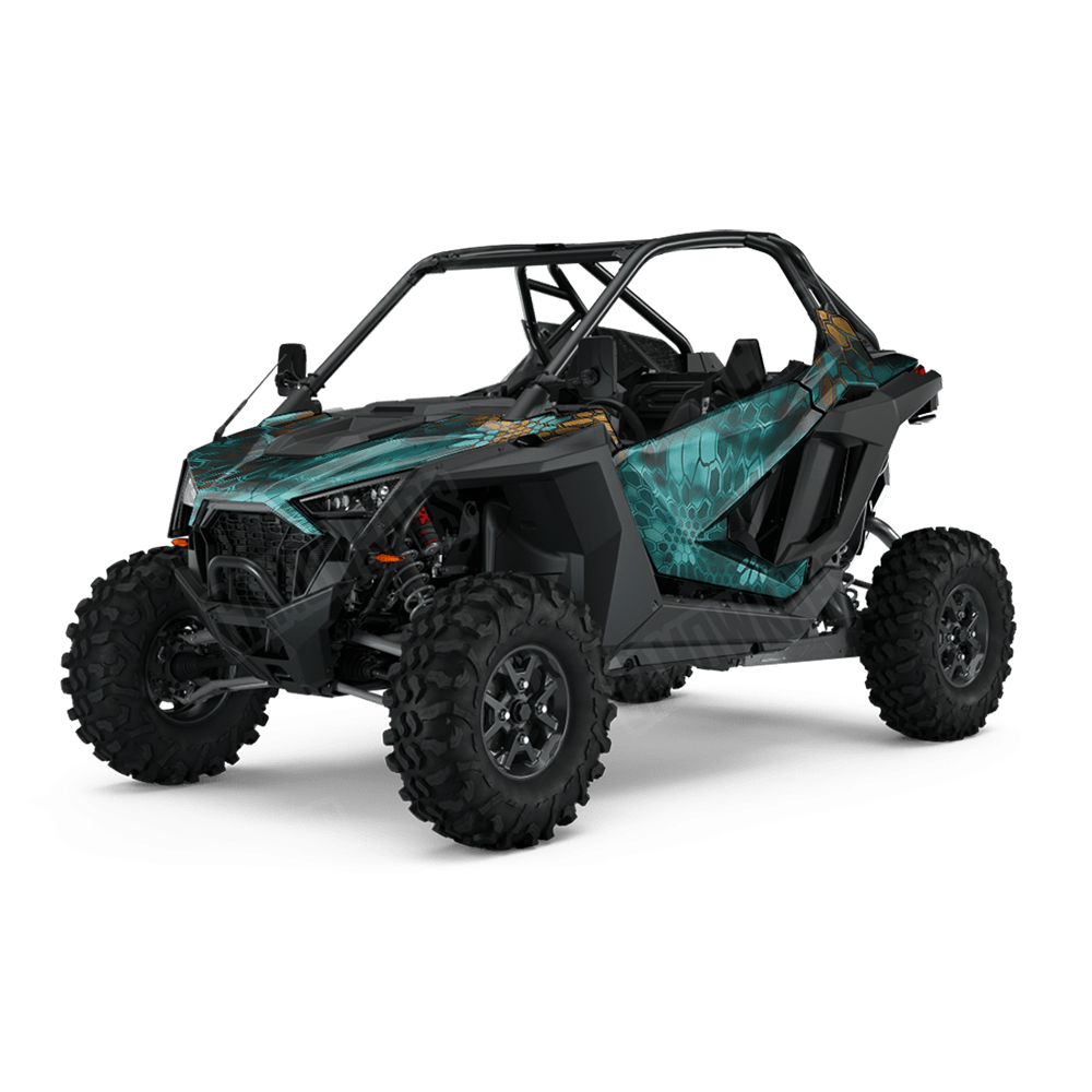Kryptek Turquoise Camo Side by Side UTV Vinyl Wrap