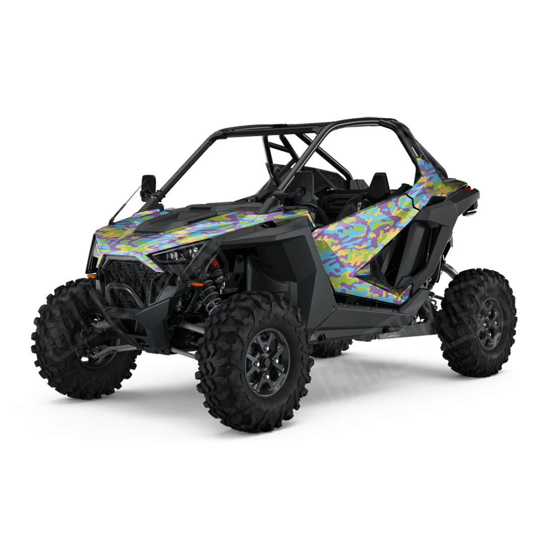 Large Classic Carnival Side by Side UTV Camo Vinyl Wrap