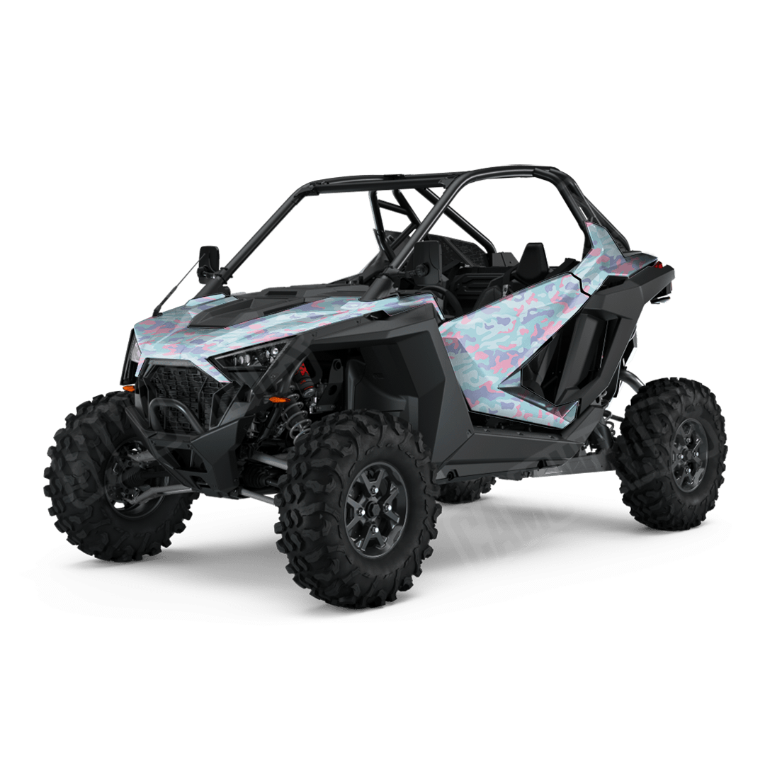 Large Classic Cotton Candy Side by Side UTV Camo Vinyl Wrap