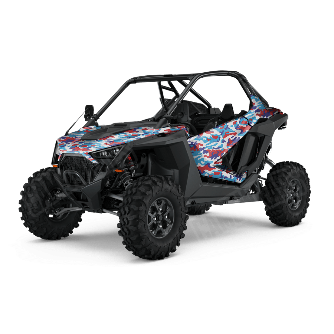 Large Classic M Series Side by Side UTV Camo Vinyl Wrap