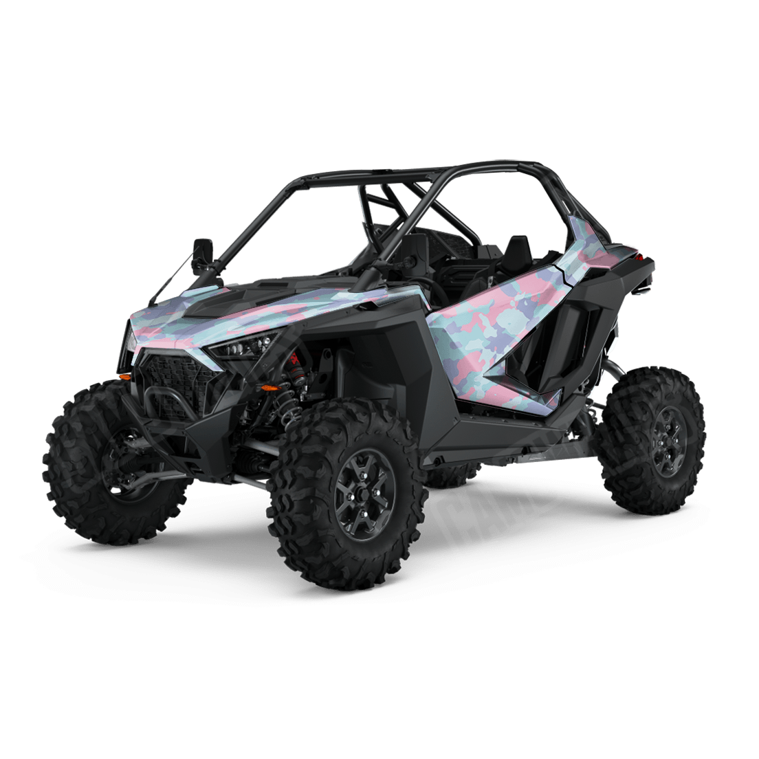 Large Cumulus Cotton Candy Side by Side UTV Camo Vinyl Wrap