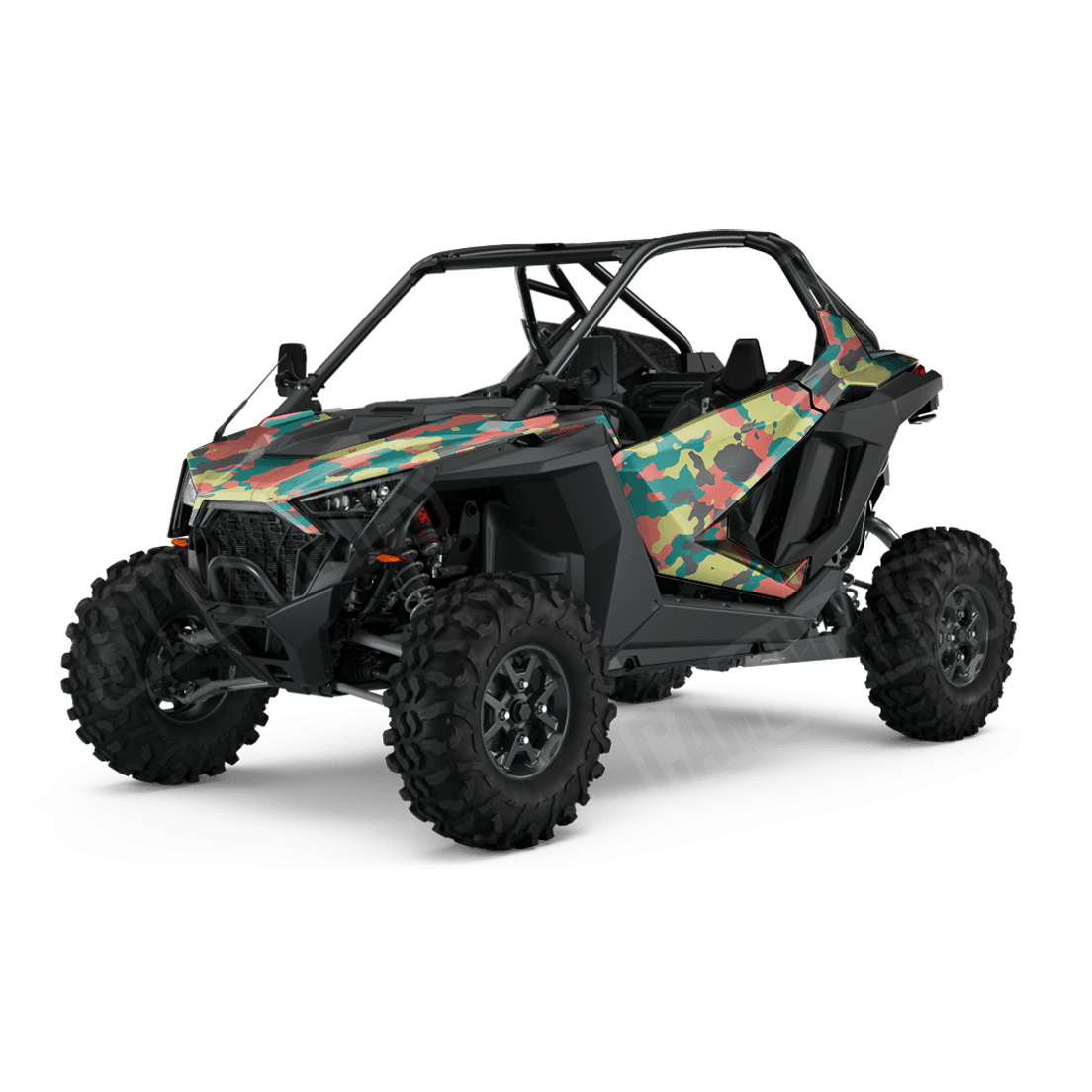 Large Cumulus Fiesta Side by Side UTV Camo Vinyl Wrap
