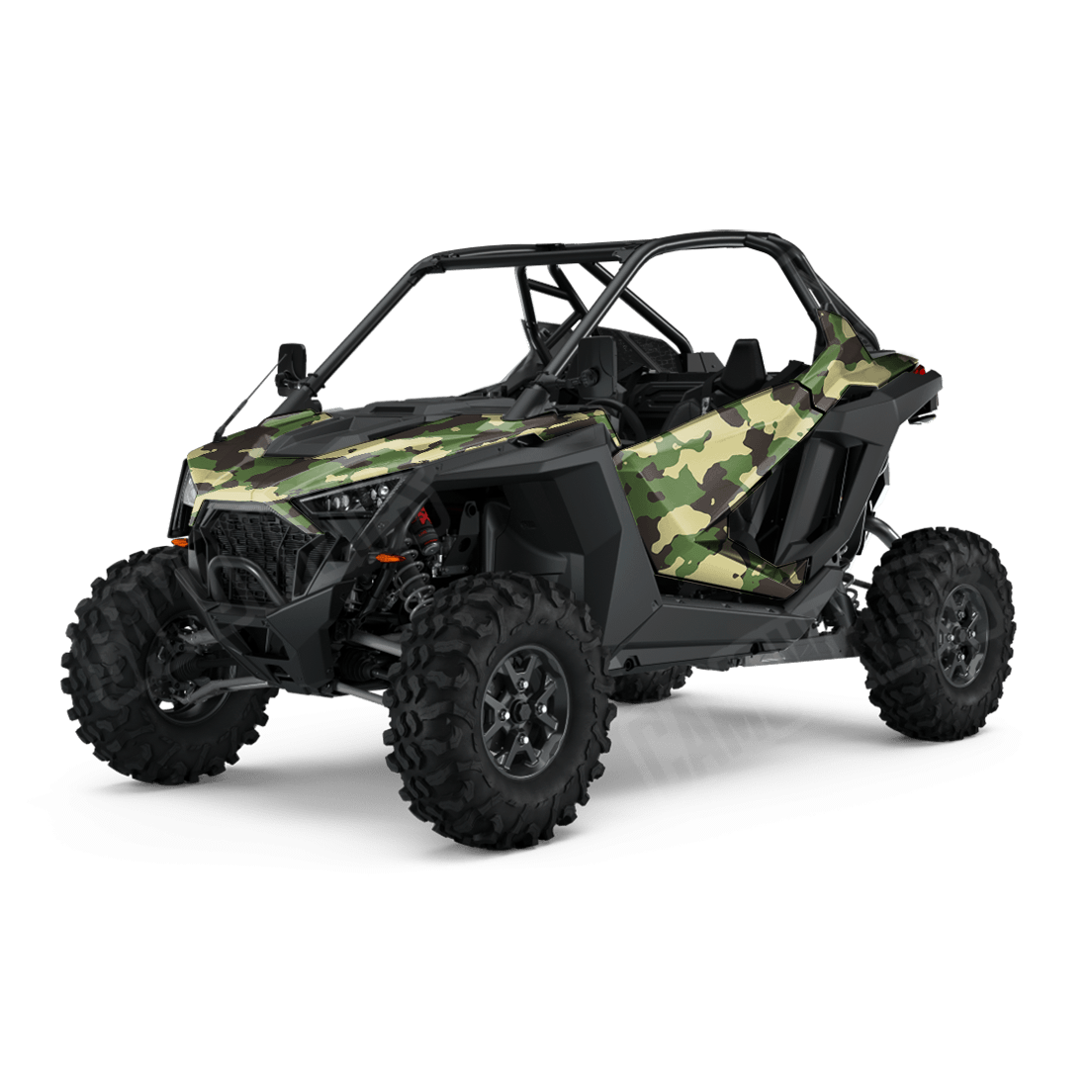 Large Cumulus Jungle Side by Side UTV Camo Vinyl Wrap