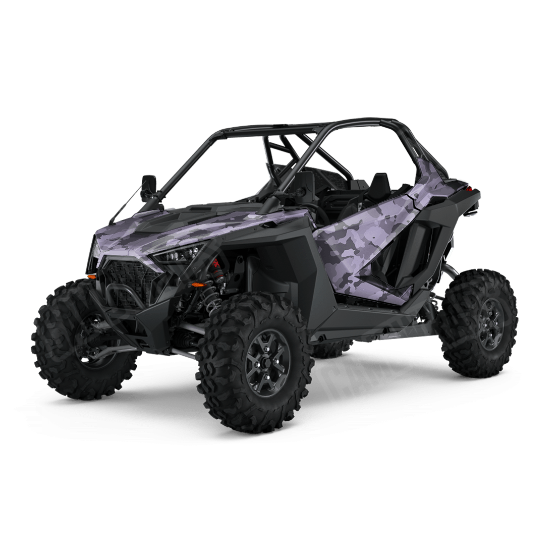 Large Cumulus Lilac Side by Side UTV Camo Vinyl Wrap