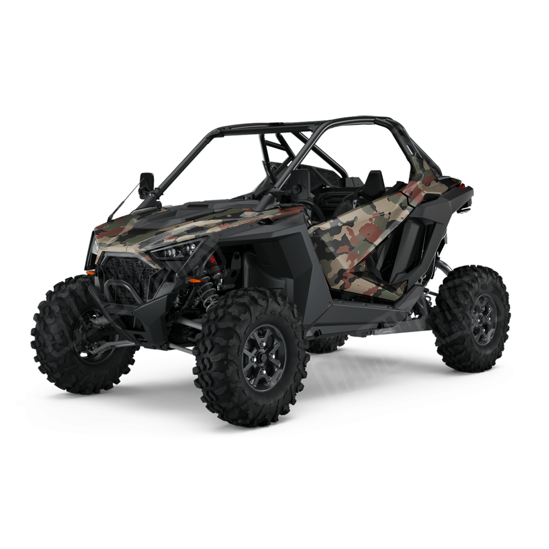 Large Cumulus Militant Copper Side by Side UTV Camo Vinyl Wrap