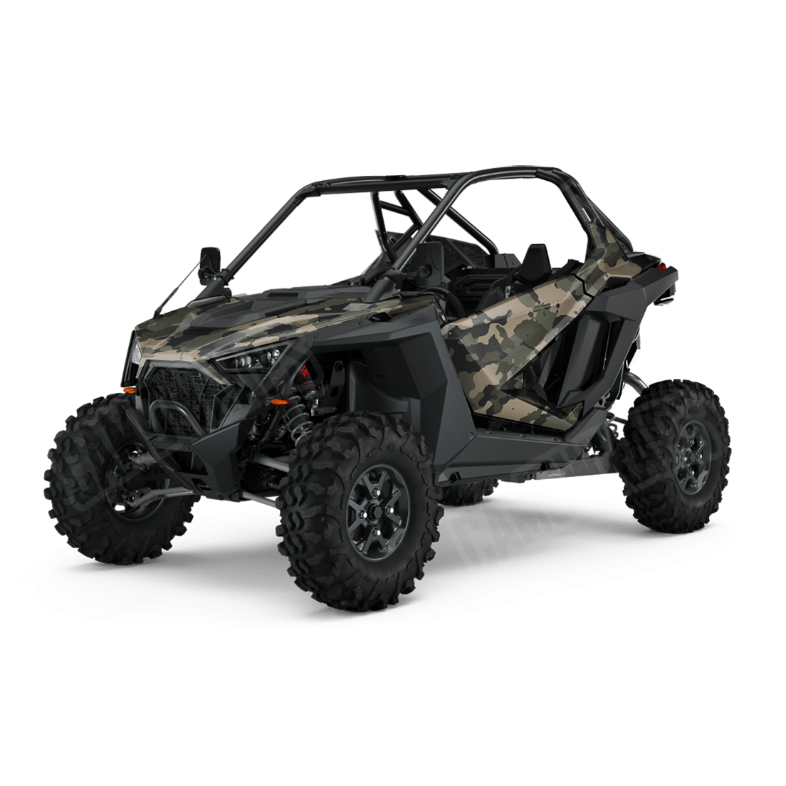 Large Cumulus Militant Green Side by Side UTV Camo Vinyl Wrap