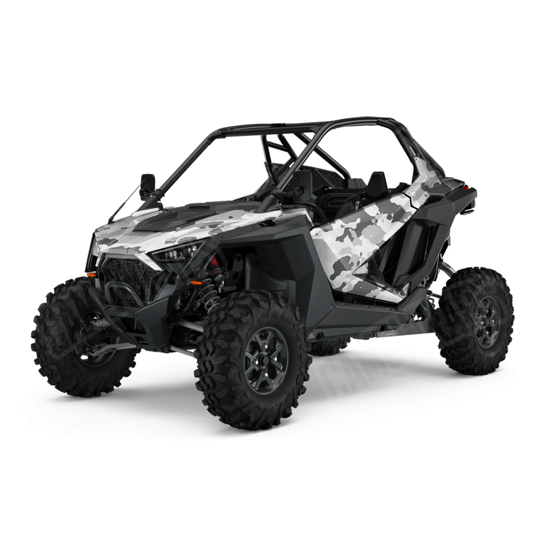 Large Cumulus Snow Side by Side UTV Camo Vinyl Wrap