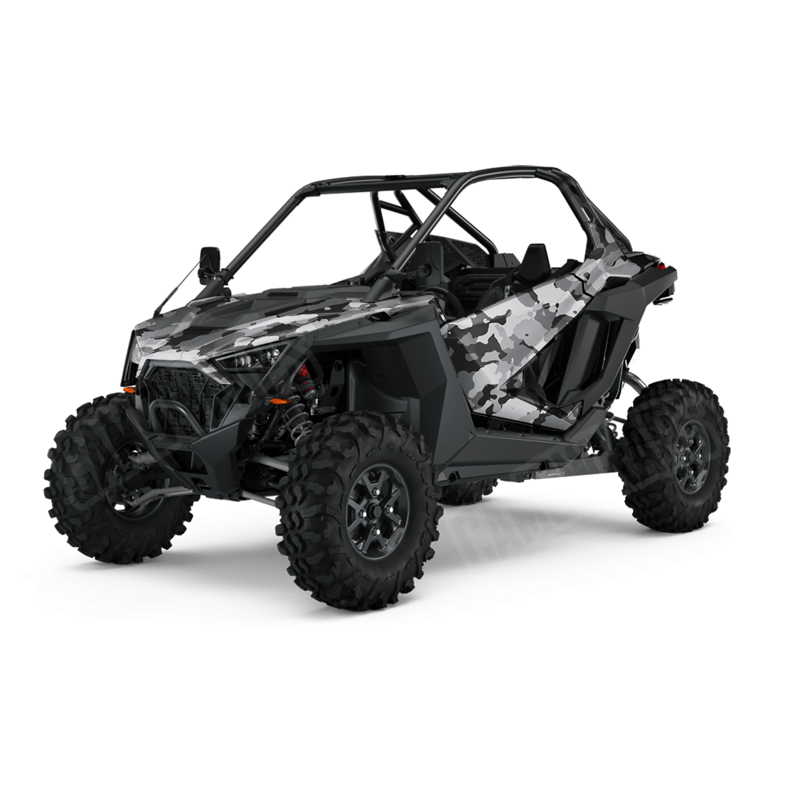 Large Cumulus Urban Night Side by Side UTV Camo Vinyl Wrap