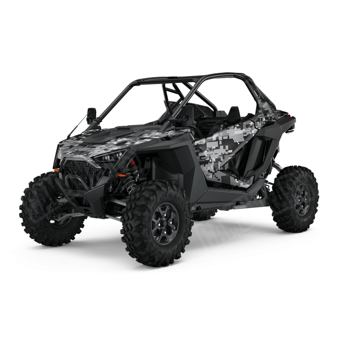 Large Digital Urban Night Side by Side UTV Camo Vinyl Wrap