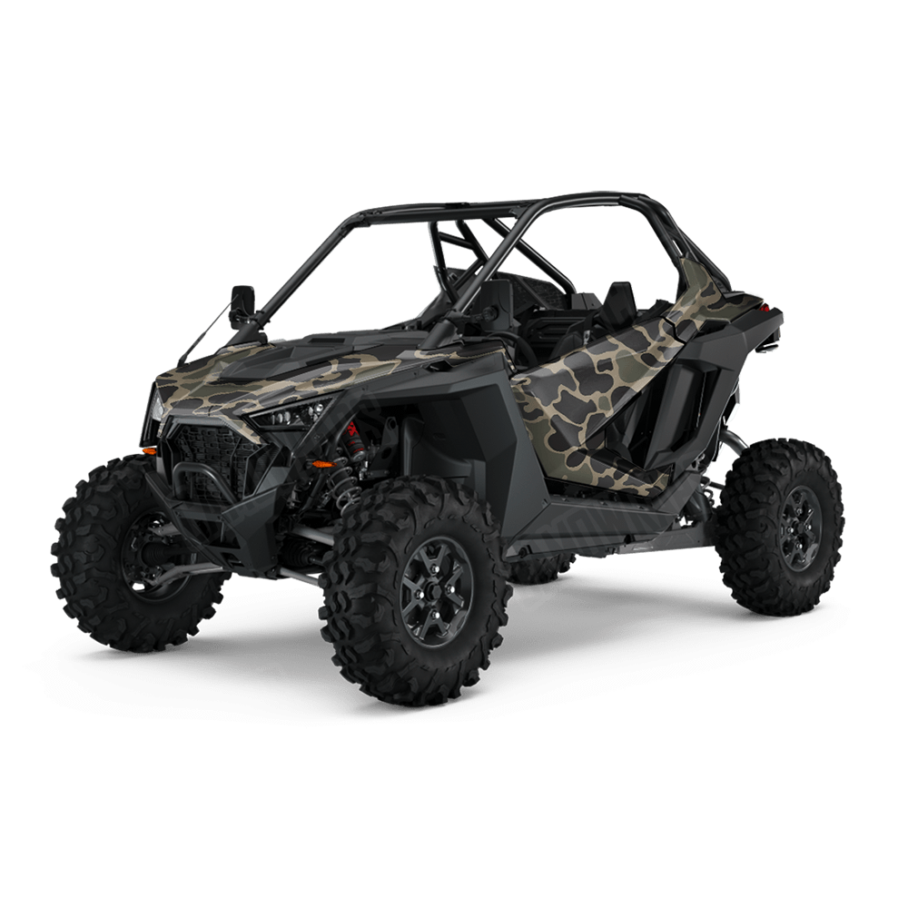 Old School Duck Militant Charcoal UTV Wraps