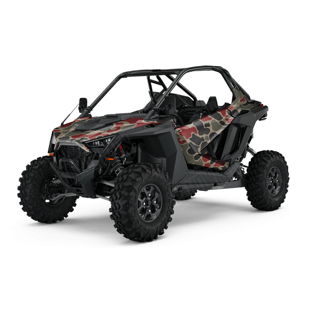Old School Duck Militant Red UTV Wraps