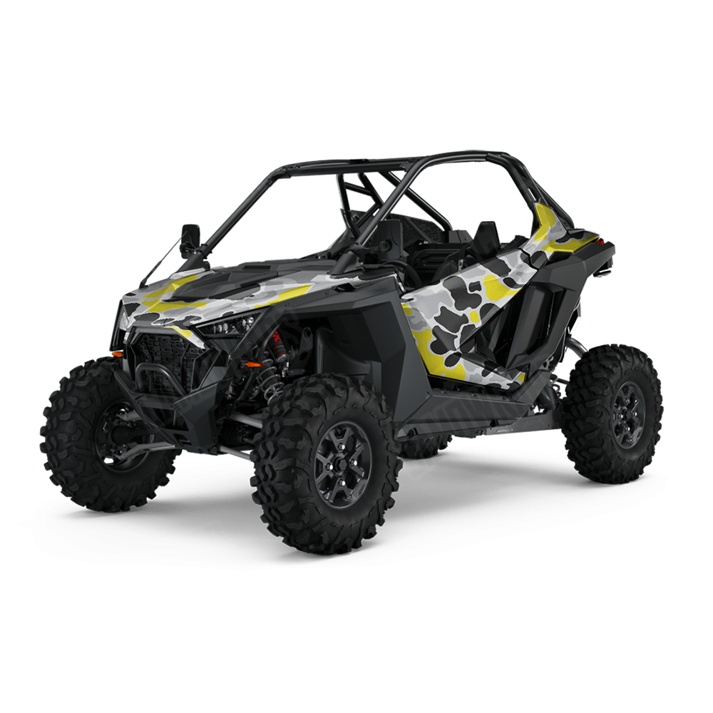 Old School Duck Yellow Tiger UTV Wraps