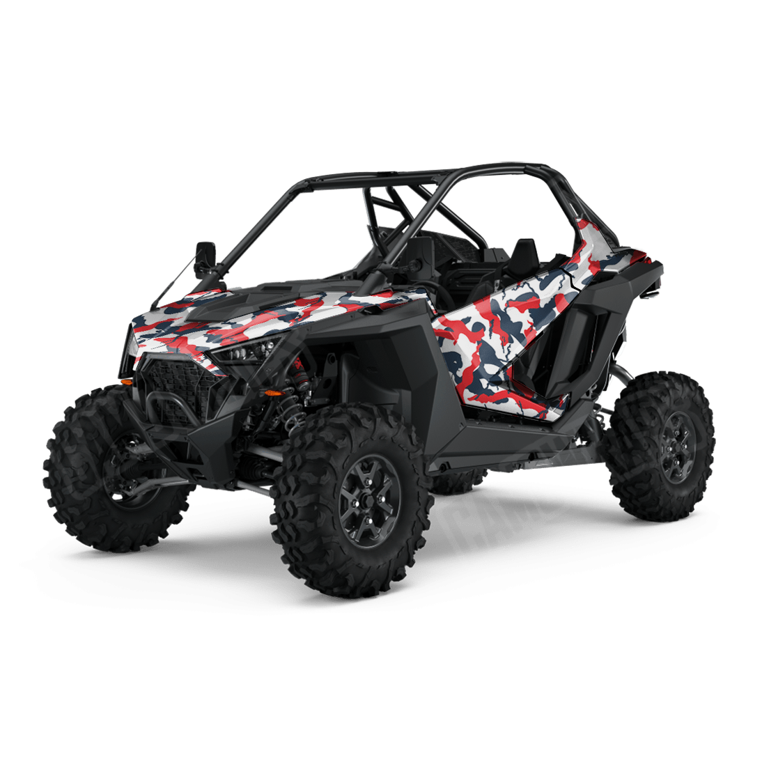 Large Ragged America Side by Side UTV Camo Vinyl Wrap
