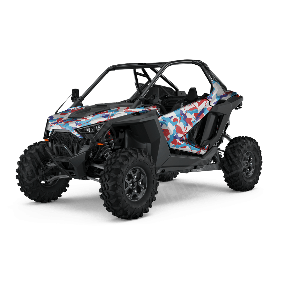 Large Ragged M Series Side by Side UTV Camo Vinyl Wrap