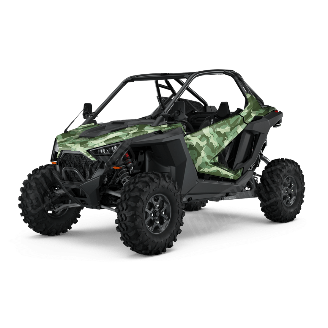 Large Ragged Pistachio Side by Side UTV Camo Vinyl Wrap