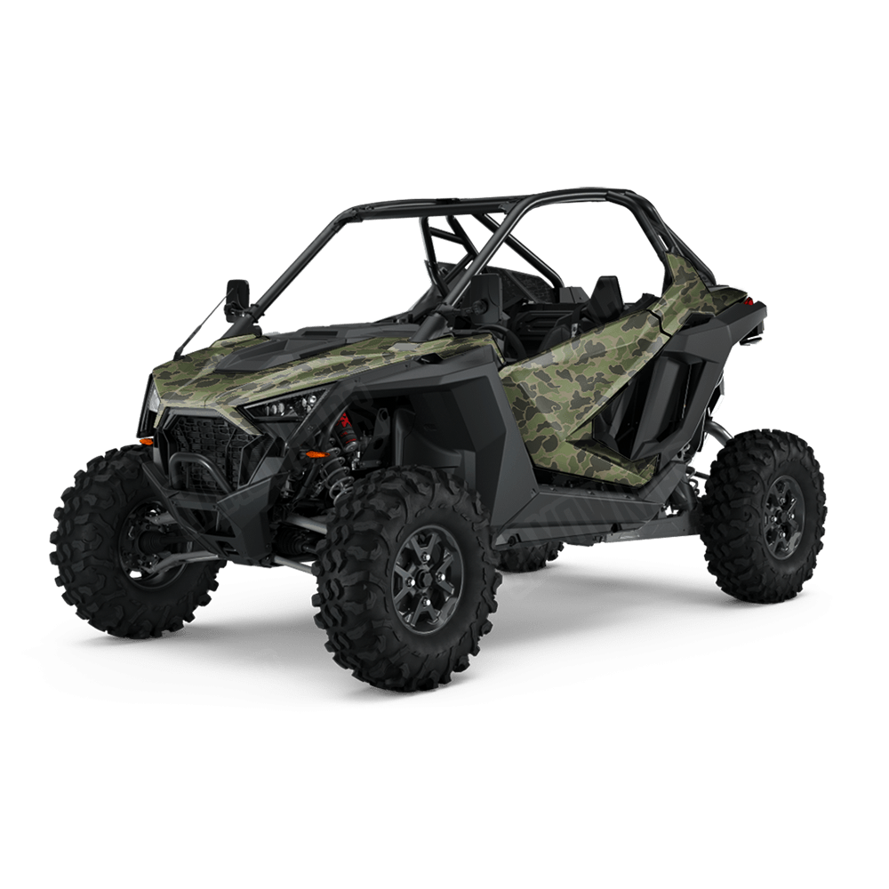 Old School Duck Army Green UTV Wraps