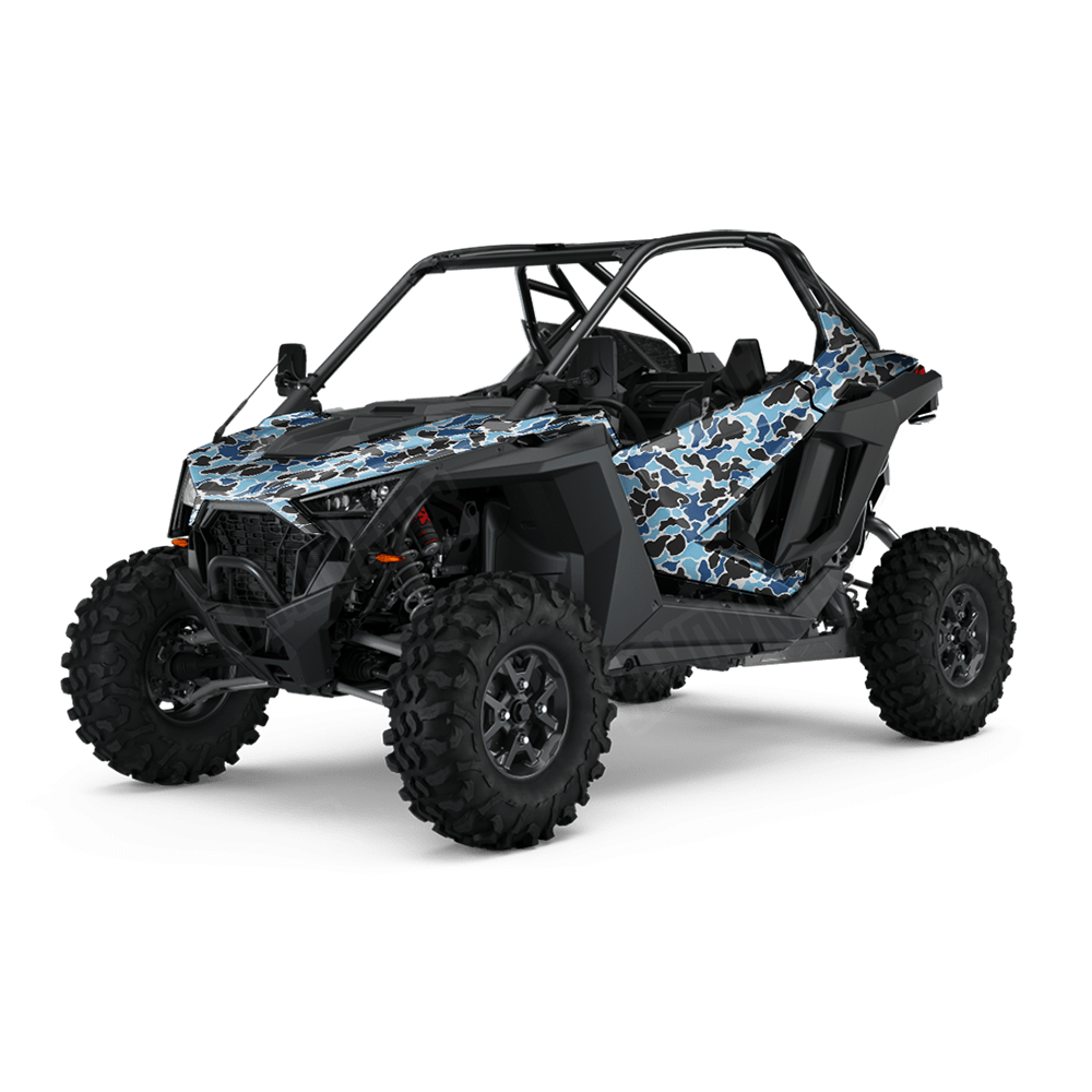 Old School Duck Baby Blue UTV Wraps