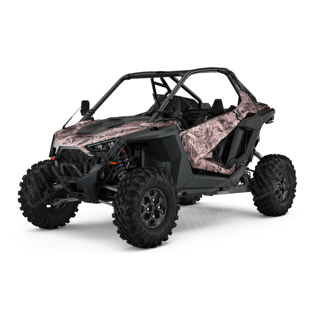 Nature Pink Grassland Side by Side UTV Camo Vinyl Wrap