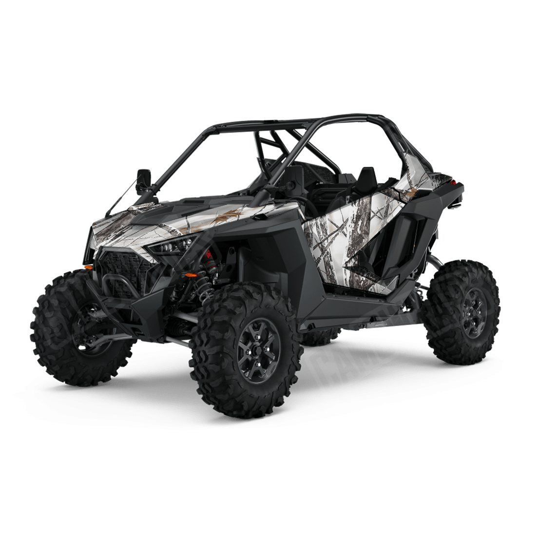 Nature Snowstorm Side by Side UTV Camo Vinyl Wrap