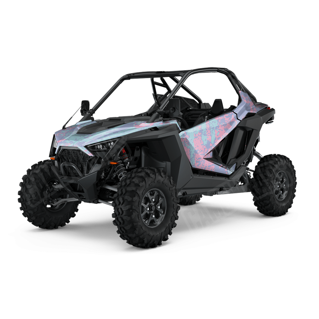 Pasted Cotton Candy Side by Side UTV Camo Vinyl Wrap