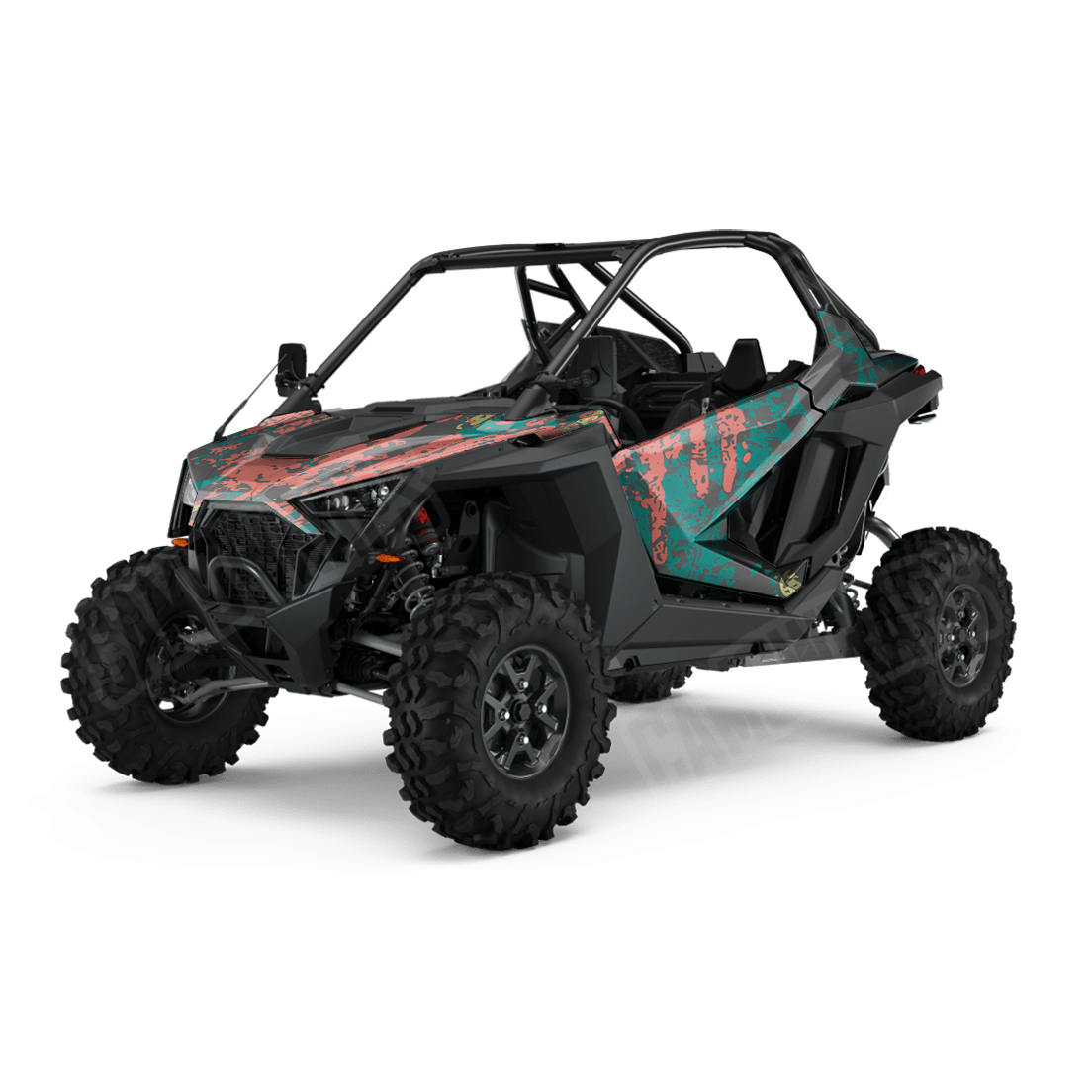 Pasted Fiesta Side by Side UTV Camo Vinyl Wrap