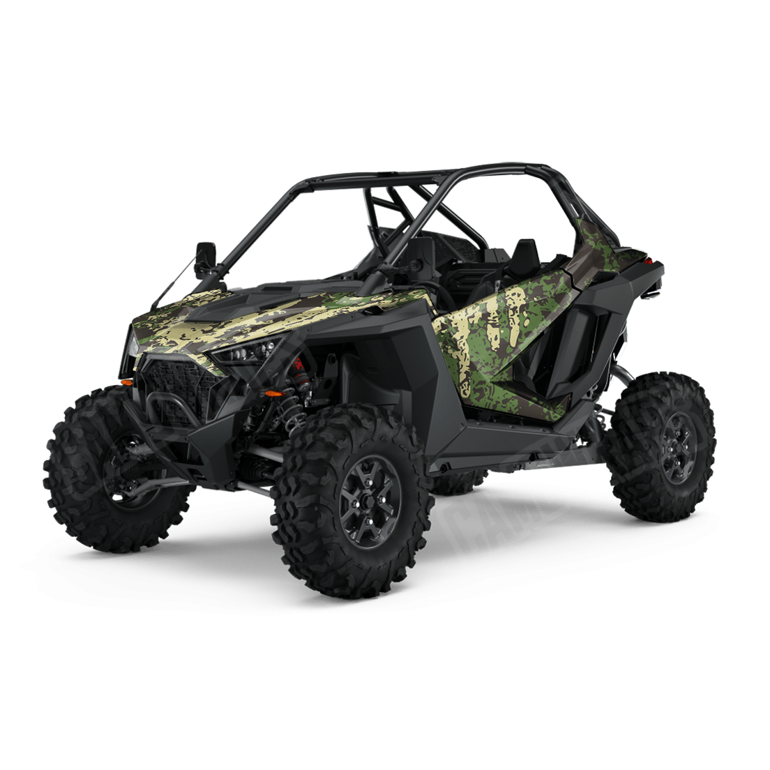 Pasted Jungle Side by Side UTV Camo Vinyl Wrap